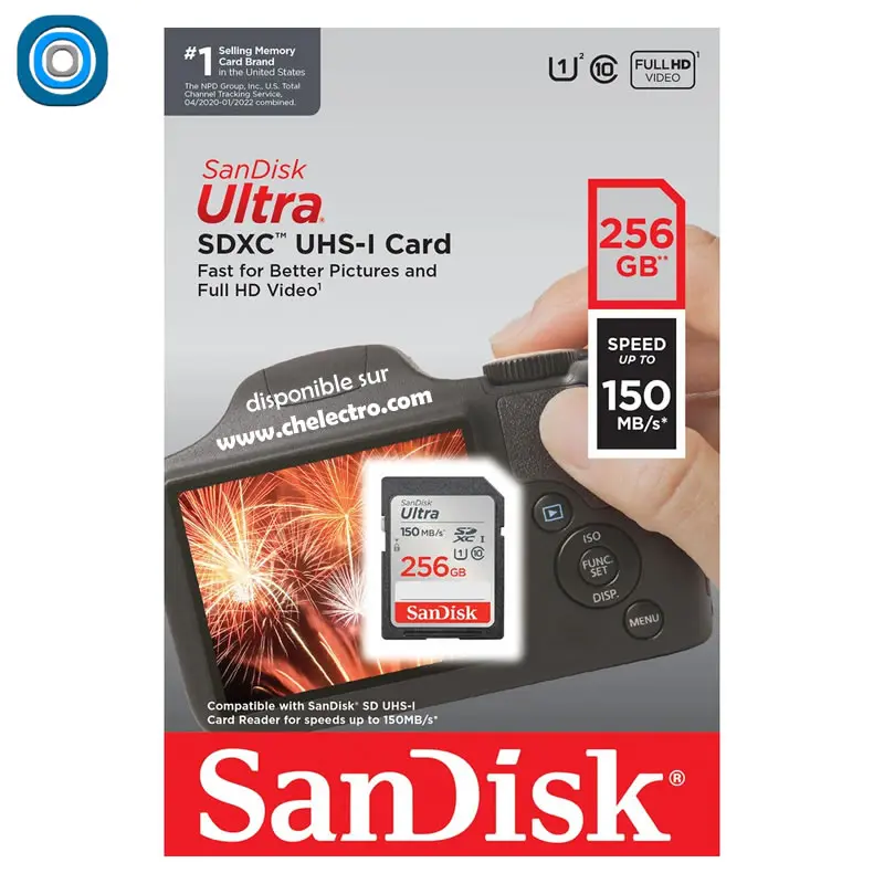 Carte mémoire 256Go Ultra | SanDisk – Image 2